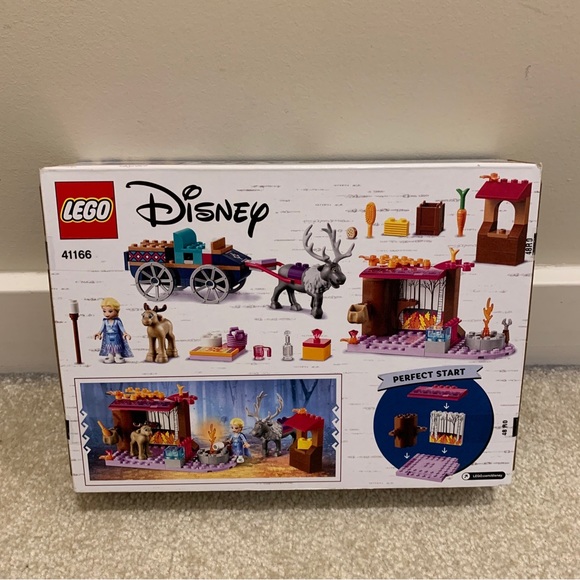 LEGO Disney Frozen II Elsa's Wagon Adventure 41166 Building Toy Set 116 Pcs NEW - Picture 2 of 13